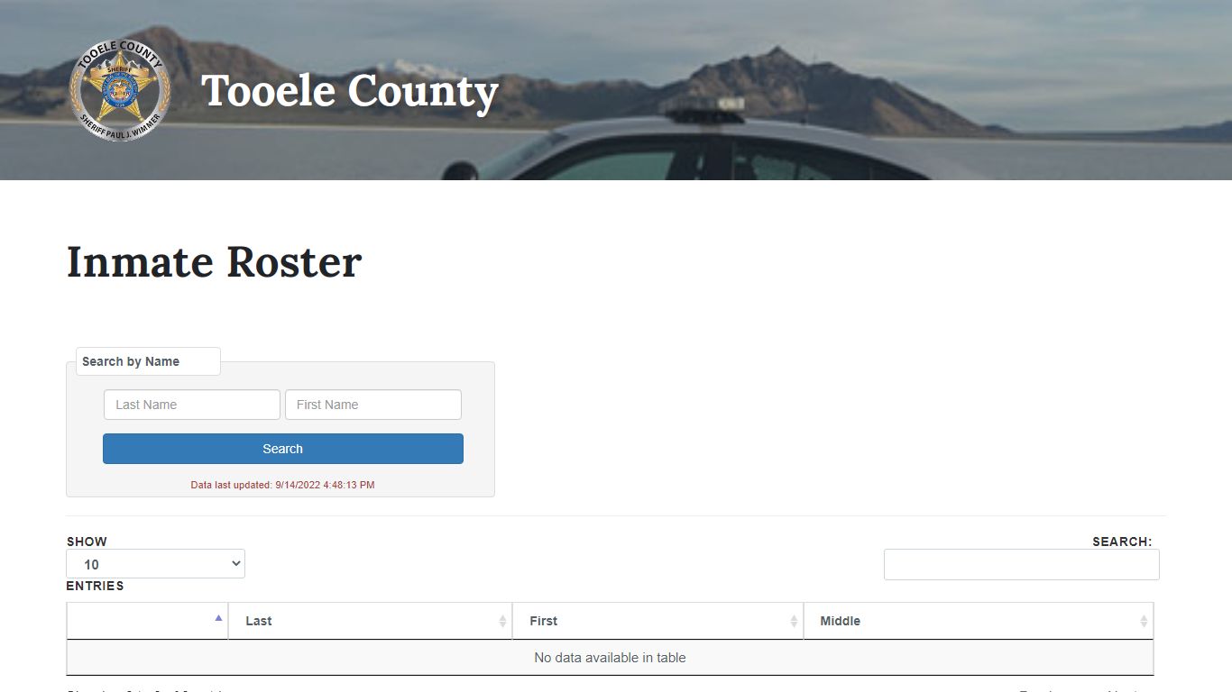 Tooele County Sheriff